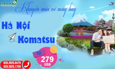 Ghé thăm “quê hương của vàng lá” cùng vé máy bay Hà Nội đi Komatsu