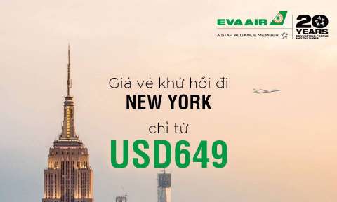 Vé máy bay từ Đà Nẵng đi New York giá rẻ