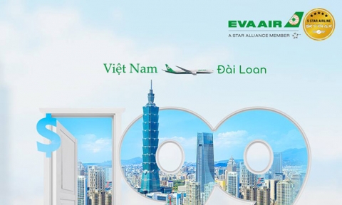 Vé máy bay EVA Air đi Đài Loan khuyến mãi