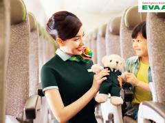 Quy định của Eva Air cho trẻ em đi máy bay