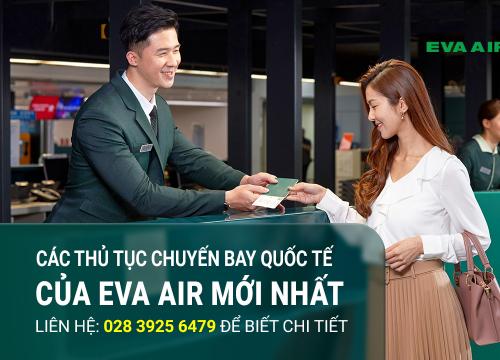 Thủ tục đi máy bay quốc tế hãng Eva Air