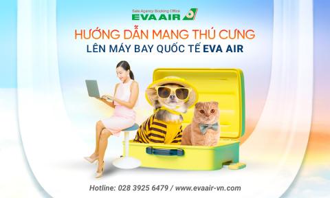 Hướng dẫn mang thú cưng lên máy bay quốc tế EVA Air chi tiết