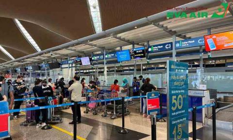 Quy trình thủ tục chó mèo bay EVA Air tại sân bay Việt Nam