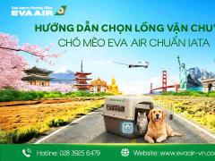Hướng dẫn chọn lồng vận chuyển chó mèo EVA Air chuẩn IATA