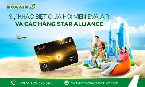 Sự khác biệt hội viên EVA Air và các hãng Star Alliance mới nhất