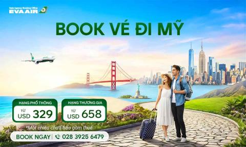 Book vé đi Mỹ