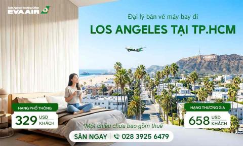 Đại lý bán vé máy bay đi Los Angeles tại TP.HCM uy tín
