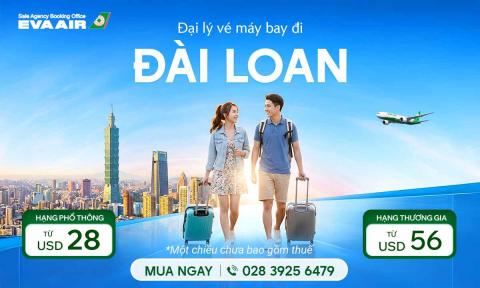 Đại lý vé máy bay đi Đài Loan