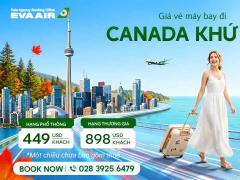Giá vé máy bay đi Canada khứ hồi