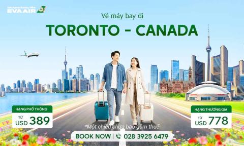 Giá vé máy bay đi Toronto Canada