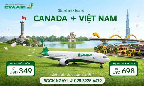 Giá vé máy bay từ Canada về Việt Nam