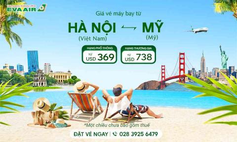 Giá vé máy bay từ Hà Nội đi Mỹ