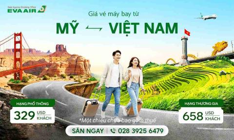 Giá vé máy bay từ Mỹ về Việt Nam