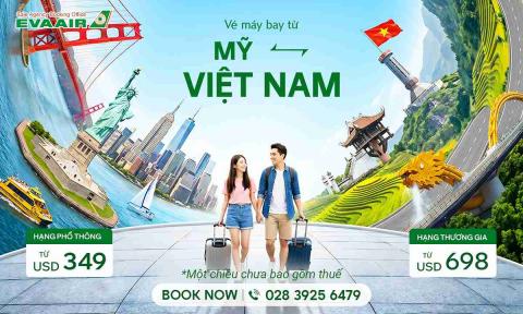 Giá vé máy bay từ Mỹ về VN