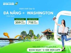 Hành trình bay từ Đà Nẵng đi Washington