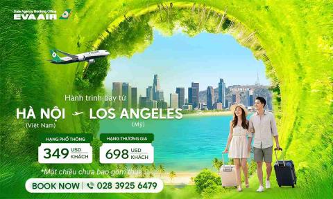 Hành trình bay từ Hà Nội đi Los Angeles chi tiết nhất