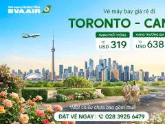 Vé máy bay đi Canada Toronto giá rẻ