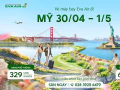 Vé máy bay đi Mỹ 30/04 – 1/5 - Đặt Sớm Giữ Giá Rẻ