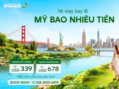 Vé máy bay đi Mỹ bao nhiêu tiền?