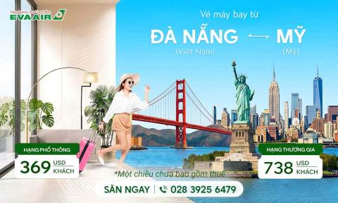 Vé máy bay đi Mỹ từ Đà Nẵng