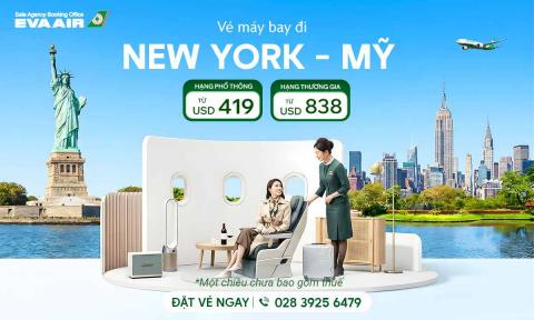 Vé Máy Bay Đi New York Mỹ - Giá Vé, dịch vụ & Thủ Tục A-Z