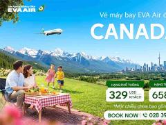 Vé máy bay EVA Air đi Canada