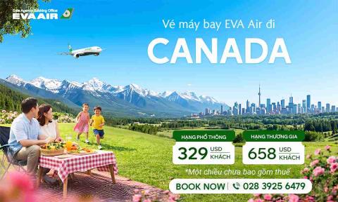 Vé máy bay EVA Air đi Canada