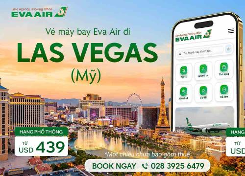 Vé máy bay đi Las Vegas EVA Air