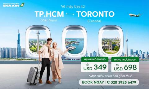 Vé máy bay TP.HCM đi Toronto Canada