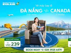 Vé máy bay từ Đà Nẵng đi Canada giá rẻ