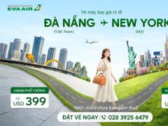 Vé máy bay từ Đà Nẵng đi New York giá rẻ từ 399 USD
