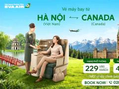 Vé máy bay từ Hà Nội đi Canada