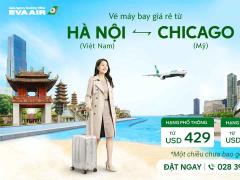 Vé máy bay từ Hà Nội đi Chicago giá rẻ - Ưu đãi giảm sốc