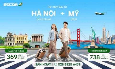Vé máy bay từ Hà Nội đi Mỹ