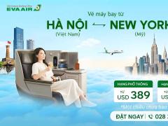 Vé máy bay từ Hà Nội đi New York giá rẻ từ 389 USD