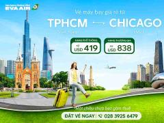Vé máy bay từ TP.HCM đi Chicago giá rẻ nhất