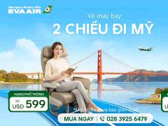 Vé máy bay 2 chiều đi Mỹ