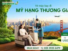 Vé máy bay đi Mỹ hạng Thương Gia