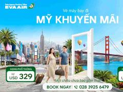 Vé máy bay đi Mỹ khuyến mãi