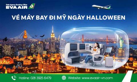 Vé máy bay đi Mỹ ngày Halloween
