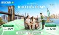 Đặt Vé Máy Bay Khứ Hồi Đi Mỹ Giá Rẻ Tại Đại Lý EVA Air