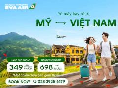 Vé máy bay rẻ từ Mỹ về Việt Nam