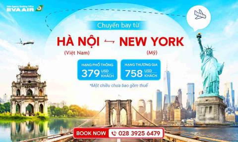 Chuyến bay từ Hà Nội đến New York bao lâu? Review A-Z