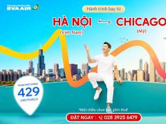 Hành trình bay từ Hà Nội đi Chicago mới nhất