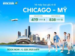 Mở bán vé máy bay đi Chicago giá rẻ đợt 1