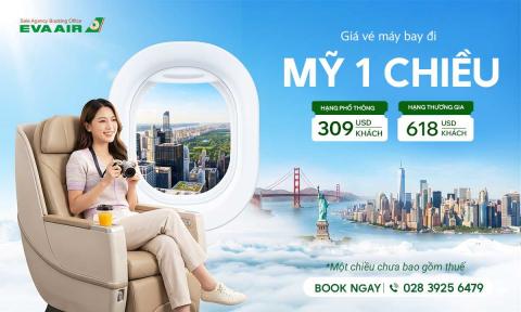 Giá vé máy bay đi Mỹ 1 chiều - Ưu đãi giảm sốc