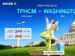 Hành trình bay từ TP.HCM đi Washington