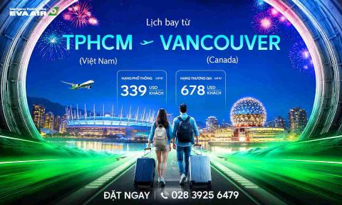 Lịch bay từ TP.HCM đi Vancouver