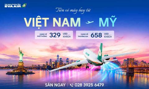 Tiền vé máy bay từ Việt Nam sang Mỹ