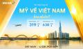 Vé máy bay từ Mỹ về Việt Nam bao nhiêu